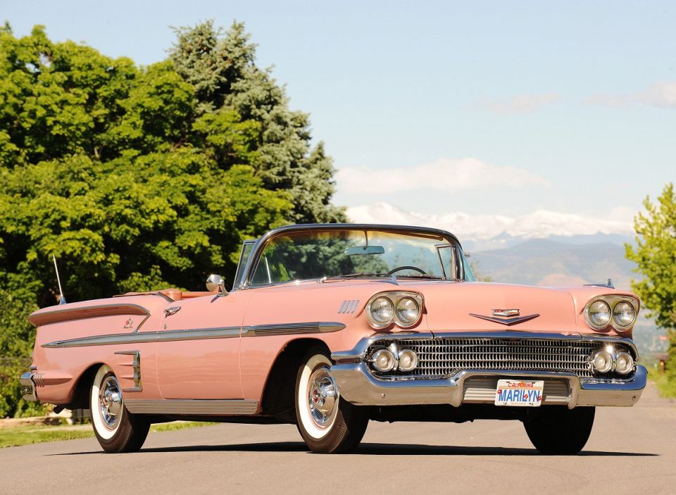 More 1958 chevrolet bel air impala convertible fot fwallpapers com